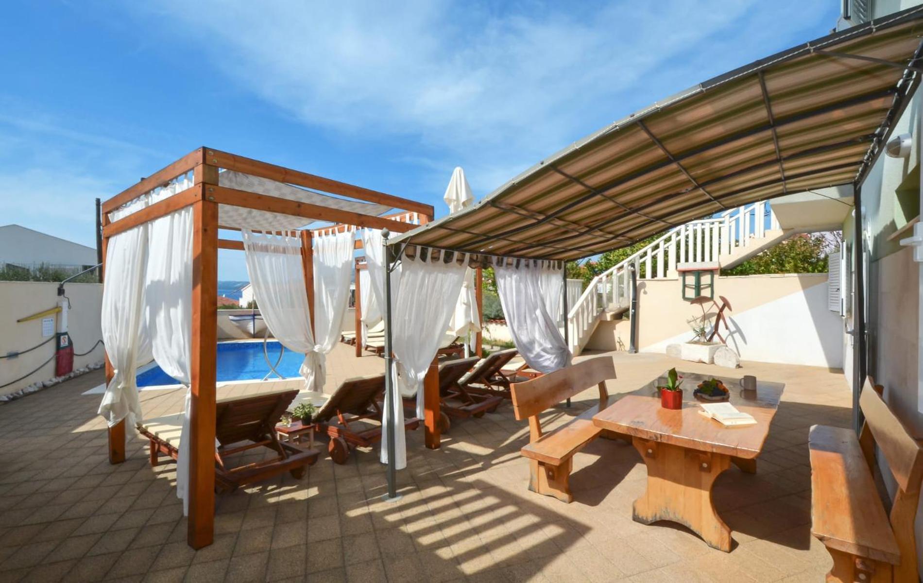Apartments Santo Trogir - Okrug Gornji المظهر الخارجي الصورة